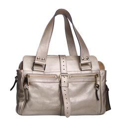 Mabel Handbag, leather, gold, 3*, DB, MIE, 288818